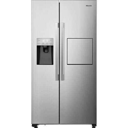 Hisense Rs694n4bce - Amerikaanse Koelkast - 179.3 Cm - 560l - No Frost - Zwart Rvs Tweedehands