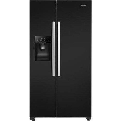 Hisense Rs694n4ibe - Amerikaanse Koelkast - 179.3 Cm - 562l - No Frost - Zwart | Nieuw (outlet) Tweedehands