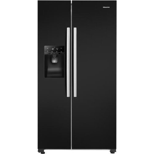 Hisense Rs694n4ibe - Amerikaanse Koelkast - 179.3 Cm - 562l - No Frost - Zwart | Nieuw (outlet) Tweedehands
