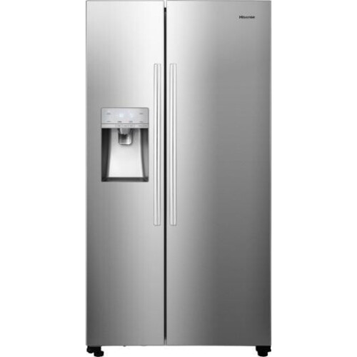 Hisense Rs694n4ice – Amerikaanse Koelkast – 178.6 Cm Hoog – 562l Inhoud – No Frost – Water- En Ijsdispenser – Inox Look | Nieuw (outlet)