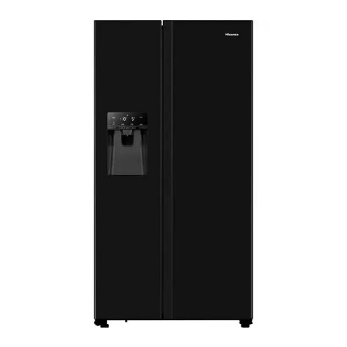 Hisense Rs694n4tbe - Amerikaanse Koelkast - 179.3 Cm - 562l - No Frost - Zwart