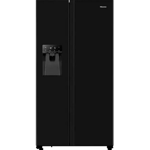 Hisense Rs694n4tbe - Amerikaanse Koelkast - 179.3 Cm - 562l - No Frost - Zwart Tweedehands