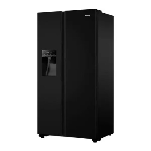 Hisense Rs694n4tbe - Amerikaanse Koelkast - 179.3 Cm - 562l - No Frost - Zwart