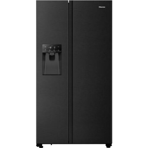 Hisense Rs694n4tfe - Amerikaanse Koelkast - 178.6 Cm - 562l - Total No Frost - Zwart | Nieuw (outlet) Tweedehands