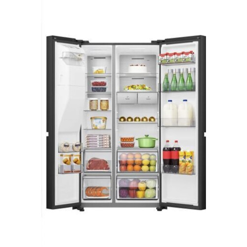 Hisense Rs818n4ife - Amerikaanse Koelkast - 179 Cm - 632l - Total No Frost - Zwart Rvs | Nieuw (outlet)