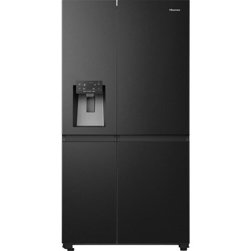 Hisense Rs818n4tfc - Amerikaanse Koelkast - 179.5 Cm - 632l - No Frost & Waterdispenser - Zwart Rvs | Nieuw (outlet) Tweedehands
