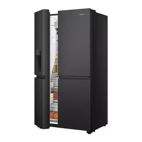 Hisense Rs818n4tfe - Amerikaanse Koelkast - 179 Cm - 632l - No Frost - Zwart | Nieuw (outlet)