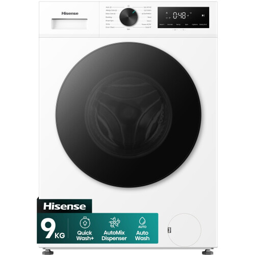 Hisense Wf1i9042bwp2 - Wasmachine - 9 Kg - 1300 Tpm - Energieklasse A | Nieuw (outlet)