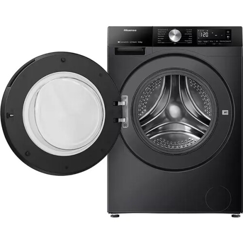 Hisense Wf3s1043bb3 - Wasmachine - 10.5 Kg - 1400 Tpm - Stoomfunctie - Energieklasse A - Zwart | Nieuw (outlet)