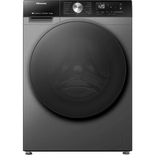 Hisense Wf3s1043bt3 - Wasmachine - 10.5 Kg - 1400 Tpm - Energieklasse A - Grijs | Nieuw (outlet) Tweedehands