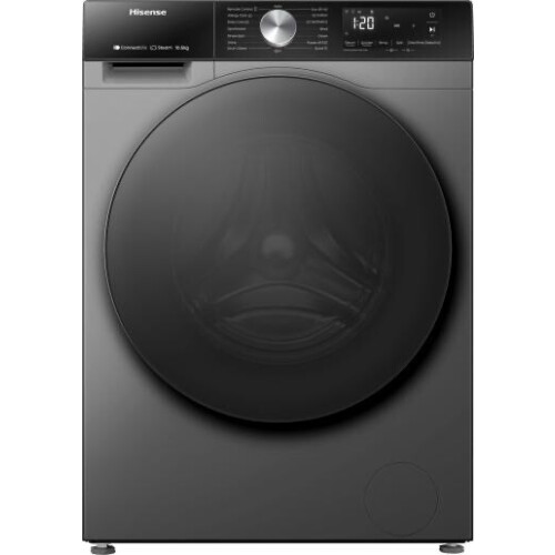 Hisense Wf3s1043bt3 - Wasmachine - 10.5 Kg - 1400 Tpm - Stoomfunctie - Energieklasse A - Grafiet | Nieuw (outlet)
