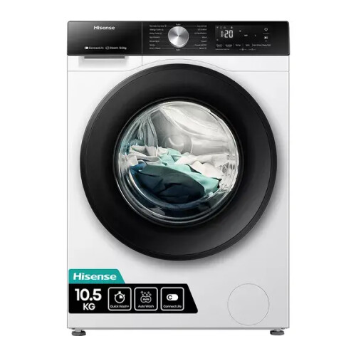 Hisense Wf3s1043bw3 - Wasmachine - 10.5 Kg - 1400 Tpm - Energieklasse A | Nieuw (outlet)