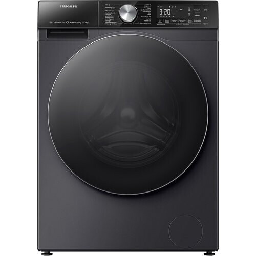 Hisense Wf5s1045bb - Wasmachine - 10.5 Kg - 1400 Tpm - Stoomfunctie & Autodose - Energieklasse A - Grafiet | Nieuw (outlet) Tweedehands