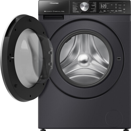 Hisense Wf5s1045bb - Wasmachine - 10.5 Kg - 1400 Tpm - Stoomfunctie - Energieklasse A - Grafiet | Nieuw (outlet)