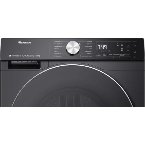 Hisense Wf5s1045bb - Wasmachine - 11 Kg - 1400 Tpm - Steam Wash - Energieklasse A - Grafiet | Nieuw (outlet)