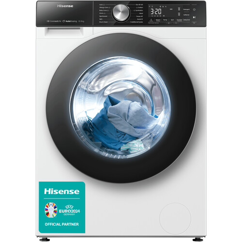 Hisense Wf5s1045bw - Wasmachine - 10.5 Kg - 1400 Tpm - Stoomfunctie & Wi-fi - Energieklasse A | Nieuw (outlet) Tweedehands