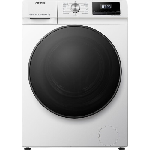 Hisense WFQA8014EVJM - Voorlader wasmachine - 8 kg 1400 RPM A - Wit Tweedehands