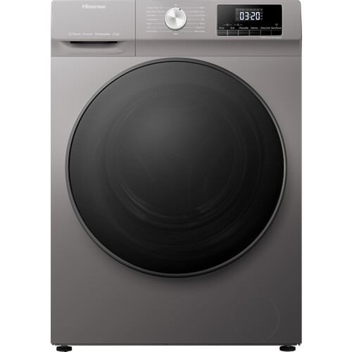 Hisense Wfqa8014evjmt - Wasmachine - 8 Kg - 1400 Tpm - Stoomfunctie - Energieklasse A - Grafiet | Nieuw (outlet) Tweedehands
