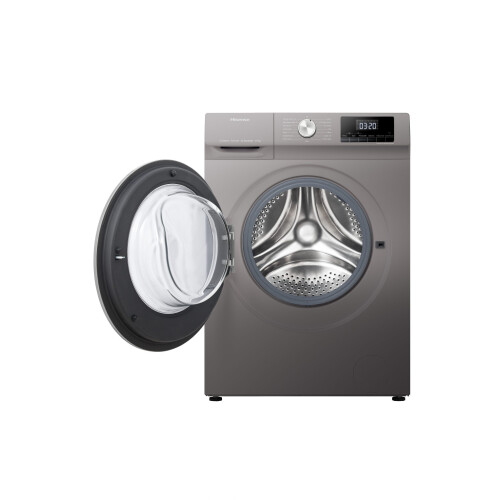 Hisense Wfqy1014evjmt - Wasmachine - 10 Kg - 1400 Tpm - Stoomfunctie - Energieklasse B - Grafiet | Nieuw (outlet)