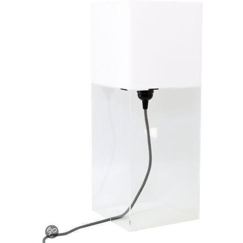 HKliving Plexi table lamp L - 1 lichtpunt - Dimbaar - Wit Tweedehands