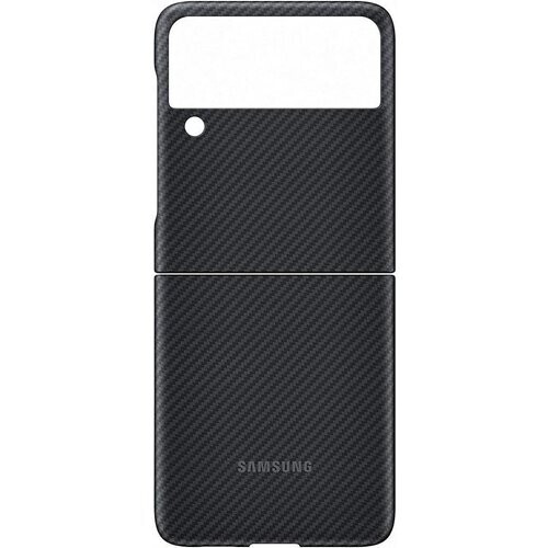 Refurbished Hoesje Galaxy Z Flip3 5G - Kunststof - Zwart Tweedehands