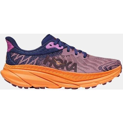 HOKA Challenger ATR 7 Schoen Dames Pruimpaars/Oranje Tweedehands