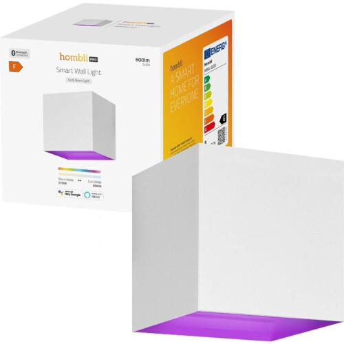 Hombli Muurlamp - Wandlamp binnen en buiten - RGB + CCT - Wit Tweedehands