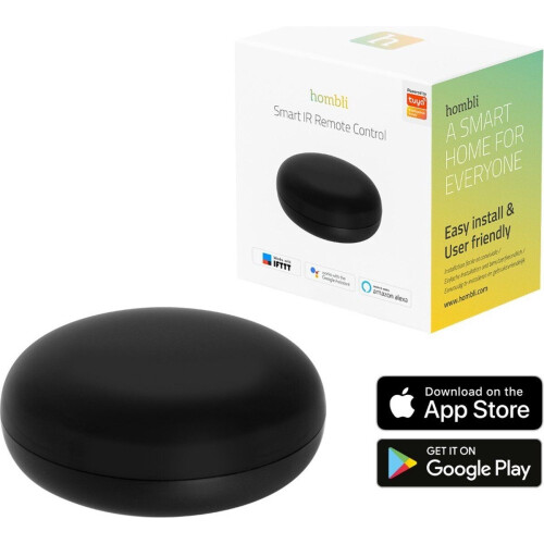 Hombli Smart IR Remote Control - Universele afstandsbediening - Spraakbesturing met Google Home en Alexa