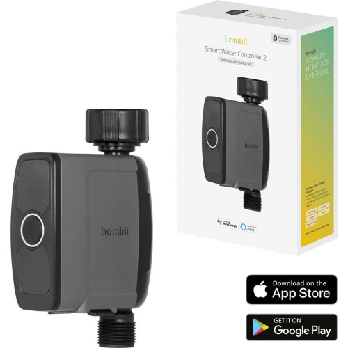 Hombli Water Controller V2 - Slim Irrigatiesysteem - Smartphone Bediening - Bluetooth verbinding