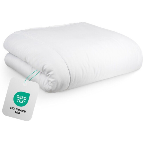 Hom&Com Donsdeken - 90% Eendendons - 200x200 cm - 4 Seizoenen met Satijnen Rand - OEKO-TEX&Diervriendelijk Gecertificeerd Tweedehands