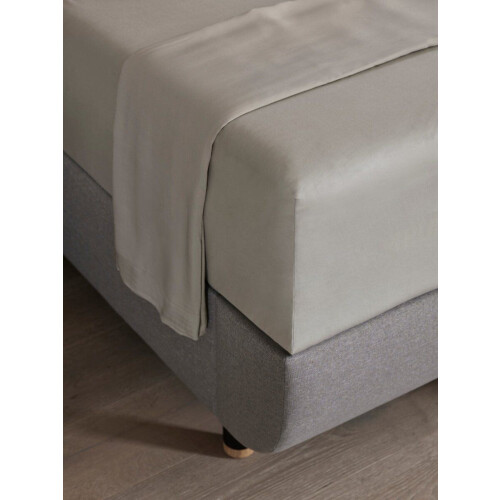 Home by TEMPUR® - Hoeslaken - Bamboe strijkvrij 90 x 200 x 30 cm - Nature