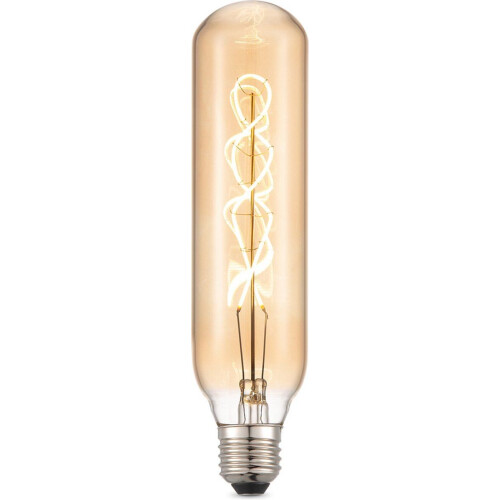 Home Sweet Home Edison Vintage E27 LED filament lichtbron Tube - Dimbaar - 4W 280lm 2700K - Amber (1 stuk)