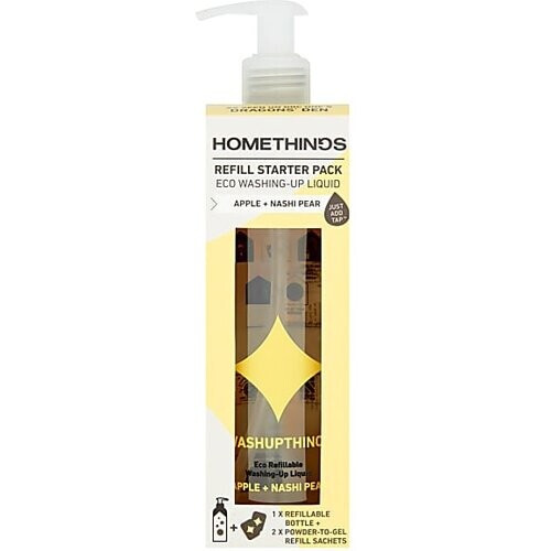 Homethings Eco Afwasmiddel Starterspakket fles + 2 zakjes Tweedehands