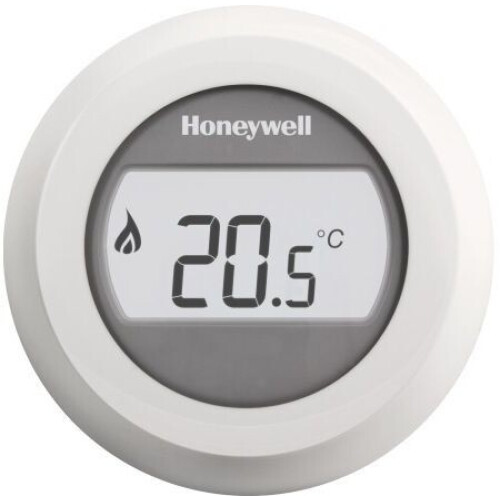 Honeywell Round T87G2014 - Aan/uit kamerthermostaat - Eenvoudig te bedienen - Wit