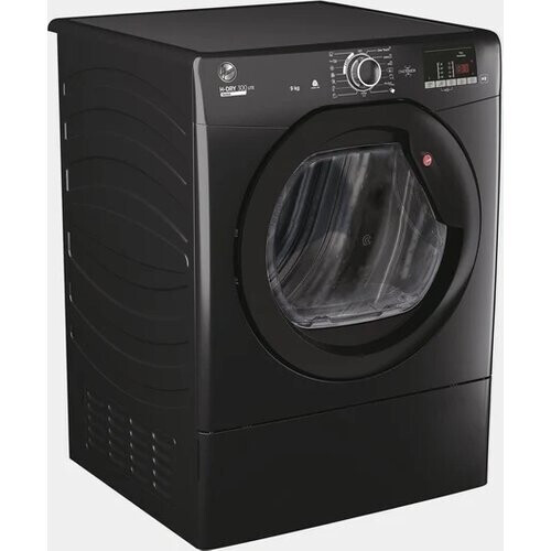 Hoover Hlev9dgb - Luchtdroger - 9 Kg - Sensor Dry - 67 Db - Energieklasse C - Zwart | Nieuw (outlet) Tweedehands