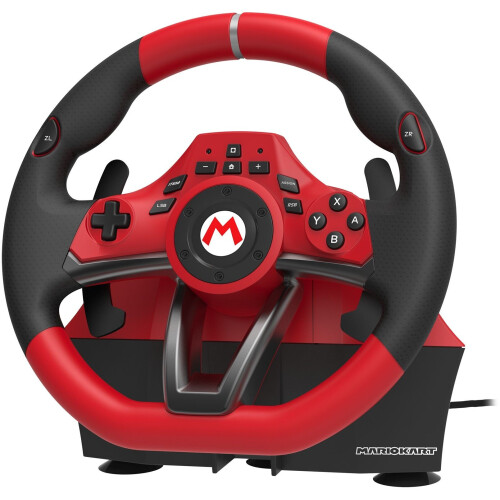 Hori NSW-228U - Racestuur Pro Deluxe - Ergonomisch ontwerp - Rood Zwart