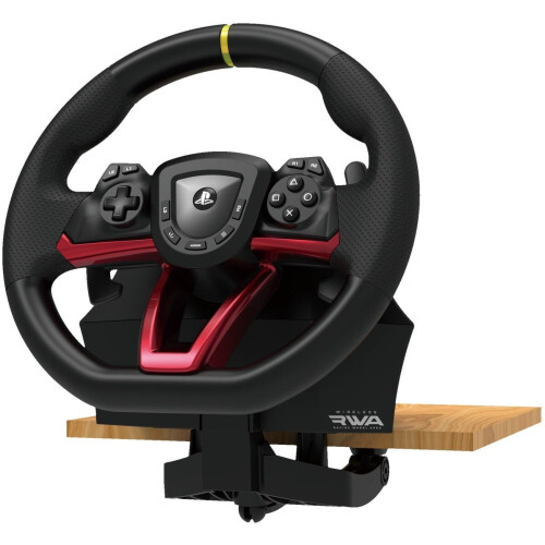 Hori APEX Wireless Racing Wheel - Draadloos racestuur - Compatibel met PS5 PS4 PC - Zwart