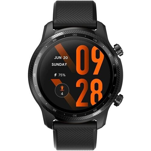 Refurbished Horloges Cardio GPS Mobvoi TicWatch Pro 3 - Zwart Tweedehands
