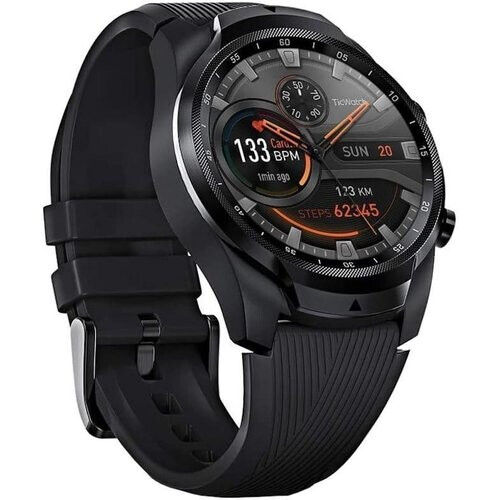 Refurbished Horloges Cardio GPS Mobvoi Ticwatch Pro - Zwart Tweedehands