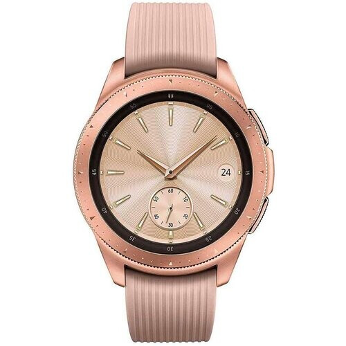 Refurbished Horloges Cardio GPS Samsung Galaxy Watch 42mm (SM-R810) - Rosé goud Tweedehands