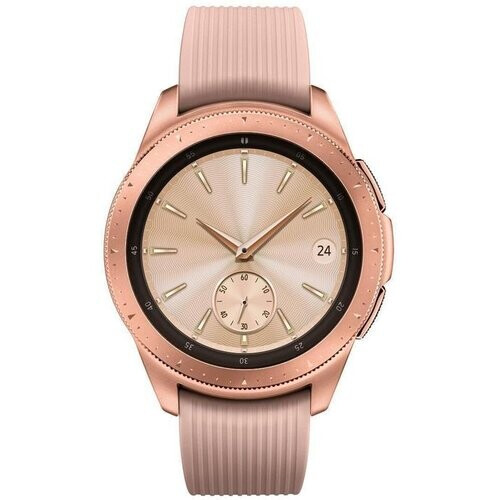 Refurbished Horloges Cardio GPS Samsung Galaxy Watch 42mm (SM-R815F) - Rosé goud Tweedehands