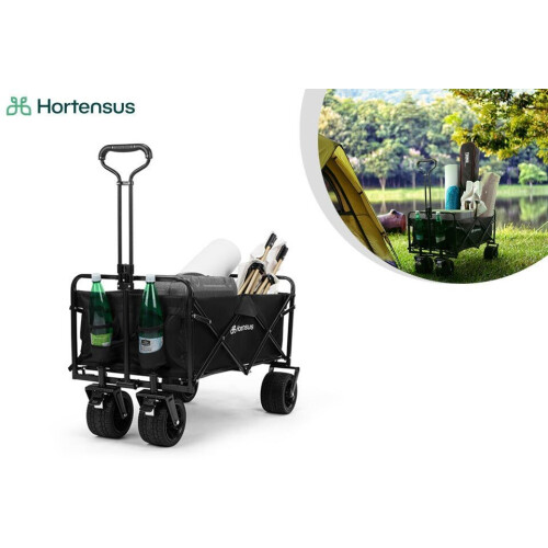 Hortensus - Opvouwbare bolderkar - Draagkracht 120 kg - Inclusief bekerhouders