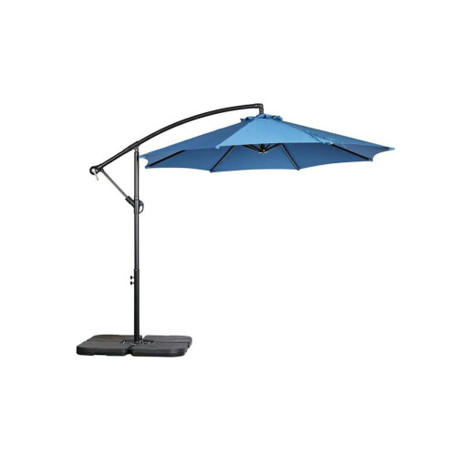 Hortensus Stijlvolle Hangparasol 270 cm in Blauw– Luxe Zweefparasol voor Tafel of Loungeset Tweedehands
