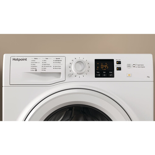 Hotpoint Nswm 743u W Wasmachine 7kg 1400t | Nieuw (outlet)