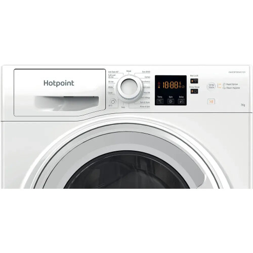 Hotpoint Nswm7469w - Wasmachine - 7 Kg - 1400 Tpm - Steamwash - Energieklasse A - Wit | Nieuw (outlet)