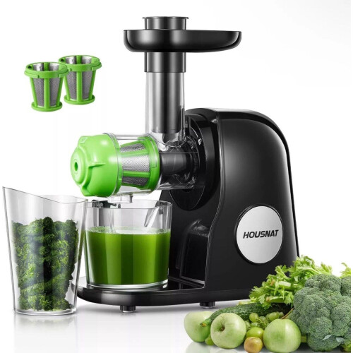 HOUSNAT AMR521 - Slowjuicer - Langzaam Persen - Zwart Tweedehands