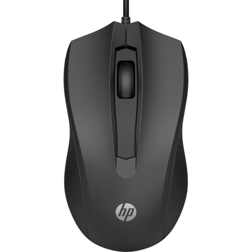 HP 100 - Bedrade Muis - Rechts- en linkshandig - Zwart Tweedehands
