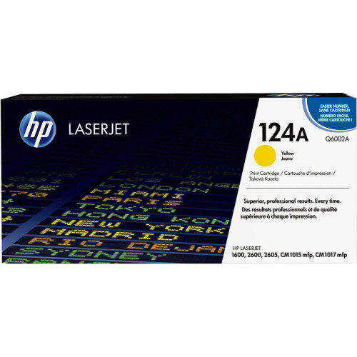 HP 124A - Originele Tonercartridge - Printcapaciteit 2500 - Geel