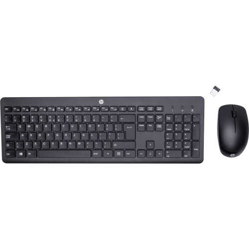 HP 230 - Draadloze Muis- en Toetsenbordcombo - Stil Chiclet-toetsenbord - Qwerty NL - Zwart