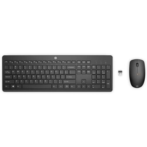 HP 235 - Draadloos Toetsenbord en Muis Combo - Qwerty US - Zwart